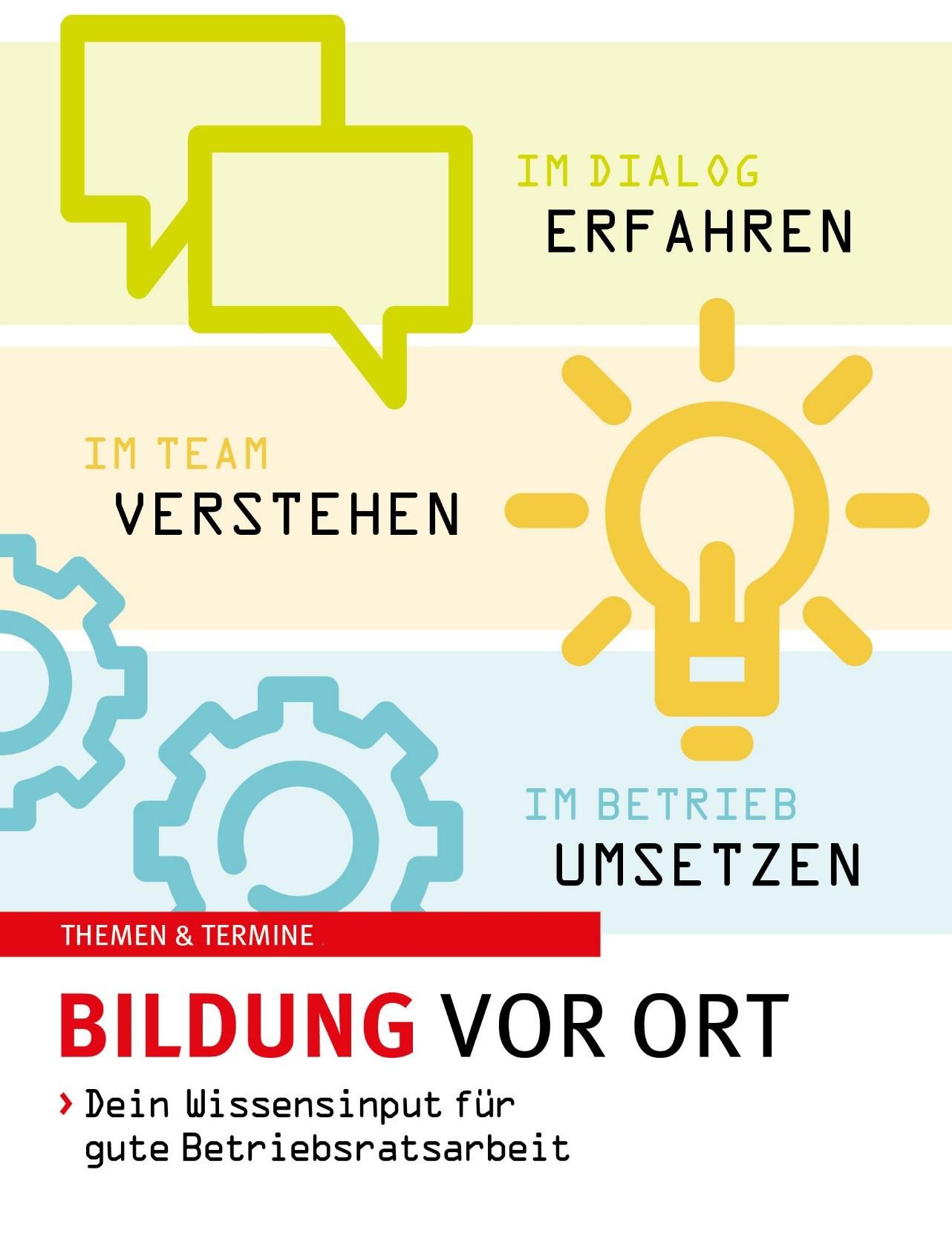 Bildung vor Ort - Plakat