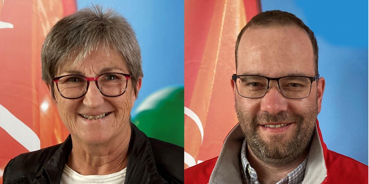 Neue Ortsvorstandsmitglieder - Renate Guist - Markus Pesahl