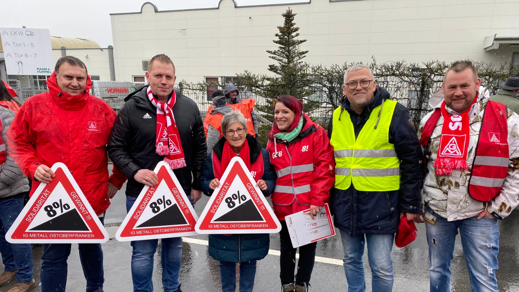 Warnstreik Textilindustrie